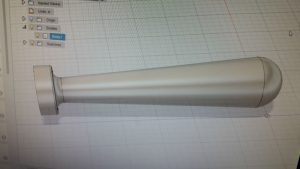 08 05 16 first CNC design attempted on lathe in Delrin - fusion 360 screen web